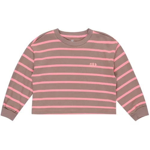 GAP Sweater majica 'JAN' kameno siva / neonsko roza