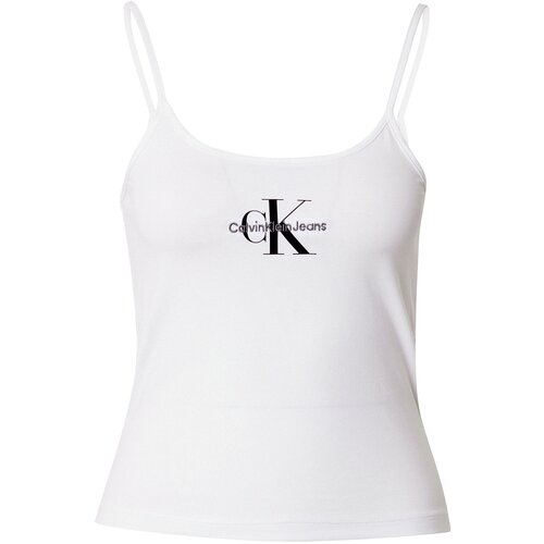 Calvin Klein Jeans Top temno liila / črna / bela Slike