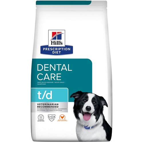 Hill&amp;rsquo;s Prescription Diet t/d Dental Care piletina - 2 x 10 kg Slike