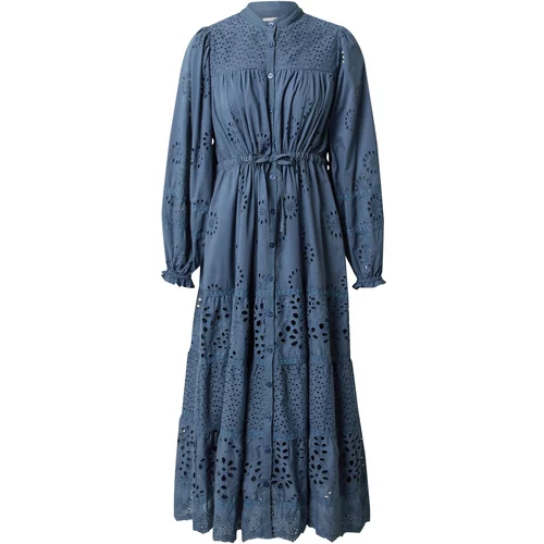 Warehouse Košulja haljina sivkasto plava