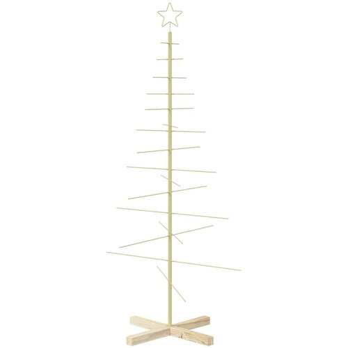  Metalna božićna jelka KUOPIO 150 cm Čelik Zlatno - 150 cm Zlatno bez LED svjetala Slike