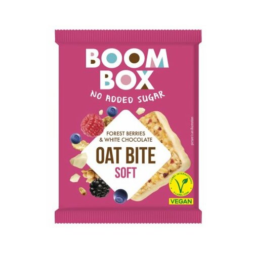 Boom box ovsena pločica šumsko voće&bela čokolada 20G Slike