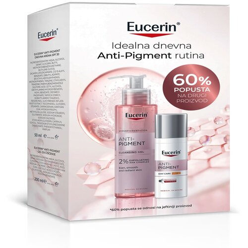 EUCERIN® BOX Anti-Pigment dnevna rutina 200ml+50ml Cene