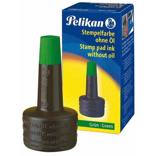 Pelikan črnilo za žige zeleno Slike