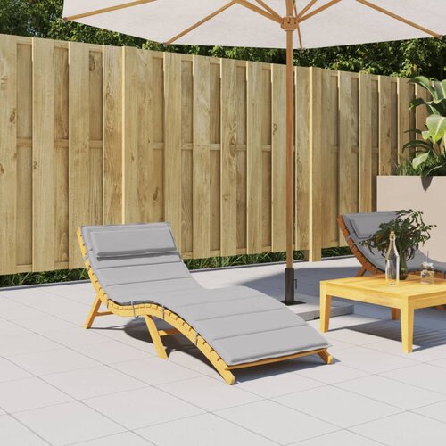 vidaXL Blazina za ležalnik siva 180x60x3 cm oxford tkanina Cene
