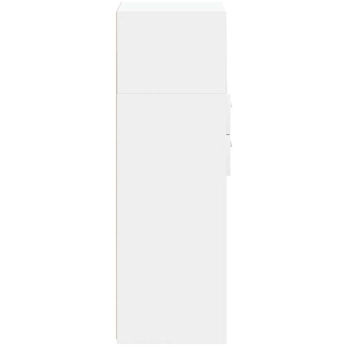 vidaXL Visoka komoda bijela 40 x 42,5 x 124 cm od konstruiranog drva Cene