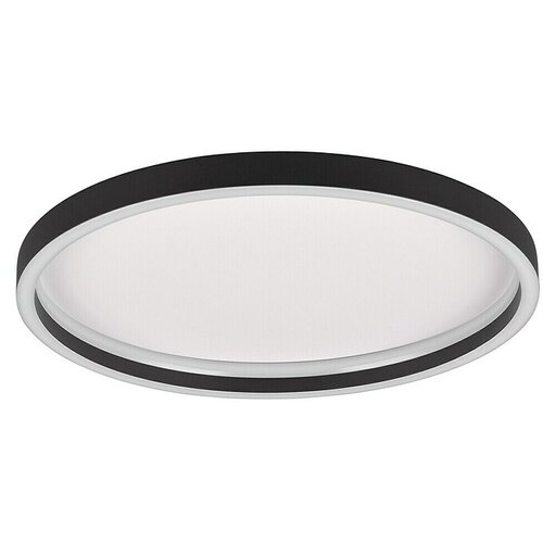 Trio Leuchten LED stenska in stropna svetilka Rotonda (20 W, &Oslash; x V: 35 x 5 cm, Črna, Topla bela) Cene