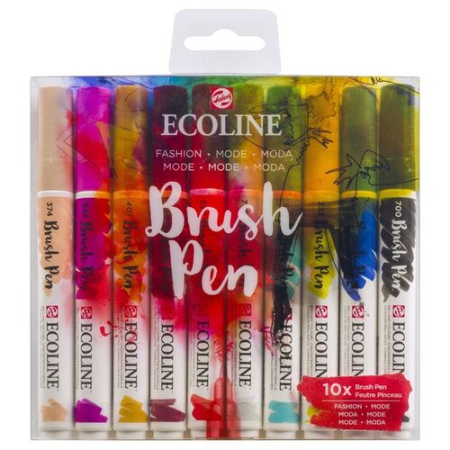  Akvarelna pisala Ecoline Brush Pen Fashion | Komplet 10 kosov Cene