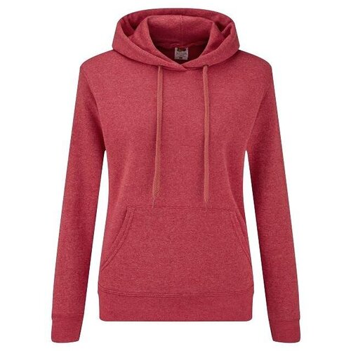 Fruit Of The Loom Czerwona bluza z kapturem Hooded Sweat Cene