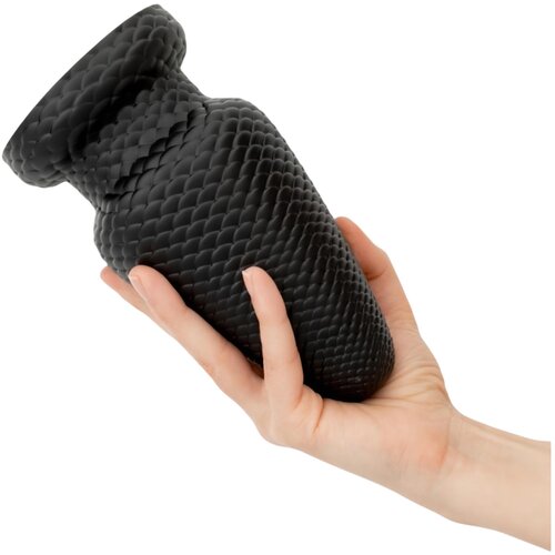 BUTTR Cold Blooded - veliki analni dildo (crni) Slike