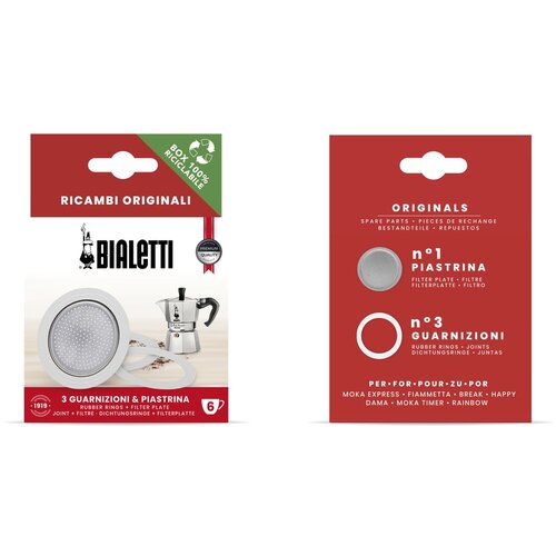 Bialetti set tesnil in filtrov za kafetiere, 9 skodelic Slike