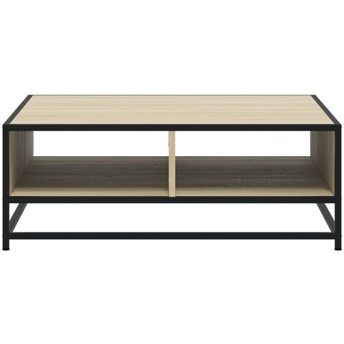  Stol za kavu Sonoma hrast 80x80x30 cm Konstruirano drvo i metal Slike