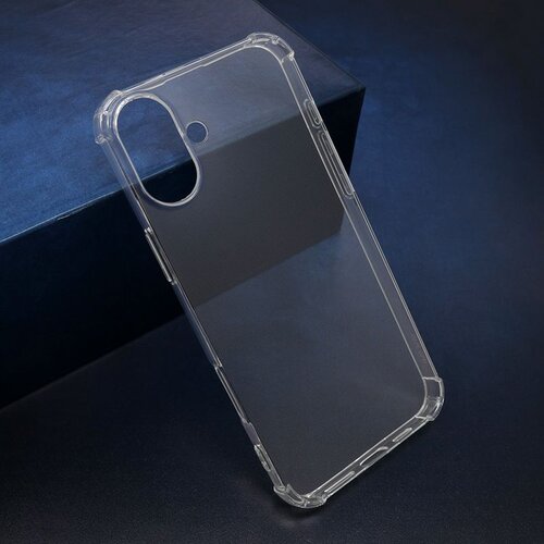  Silikonska maska crashproof za iphone 16 plus/ providna Cene