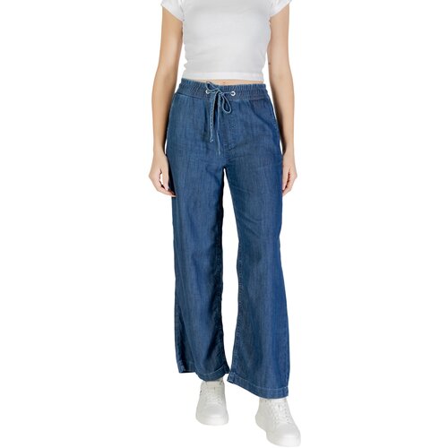 Street One Jeans flare STYLE-WIDE LEG HW 378613 Modra Slike