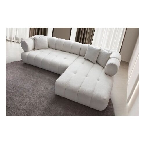 Atelier Del Sofa ugaona garnitura petra right white Slike