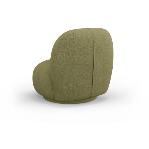 Micadoni Home Zelena fotelja od boucl&amp;eacute; tkanine Chuck &amp;ndash; Slike