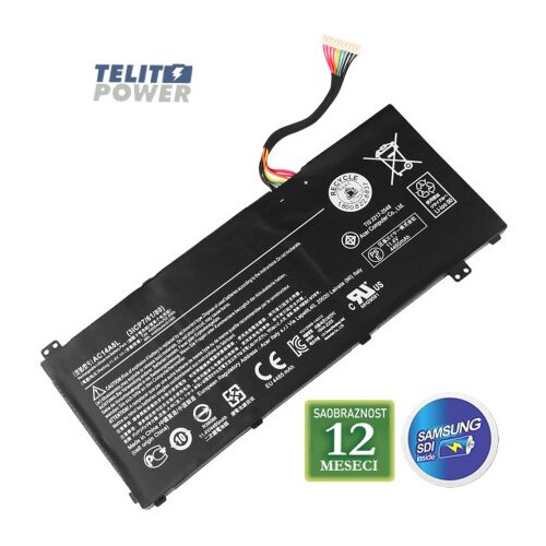 Acer baterija za laptop aspire VN7-591 / AC14A8L 11.4V 52.5Wh ( 2627 ) Cene