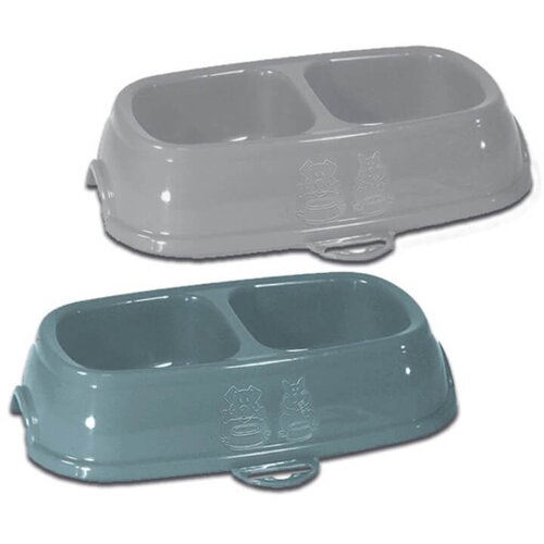 STEFANPLAST posoda break, dvojna - siva/modra - 21 x 13 x 5 cm, 0,2 l Cene