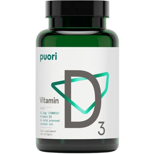 Puori vitamin D3 120 mekih kapsula Slike