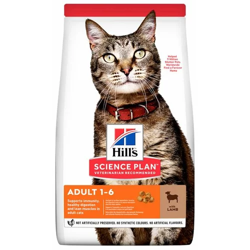 Hill’s ™ Science Plan Mačka Adult 1-6 s Janjetinom, 1,5kg