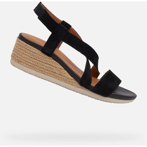 Geox Black women&amp;#039;s sandals Ischia Corda - Women&amp;#039;s Slike