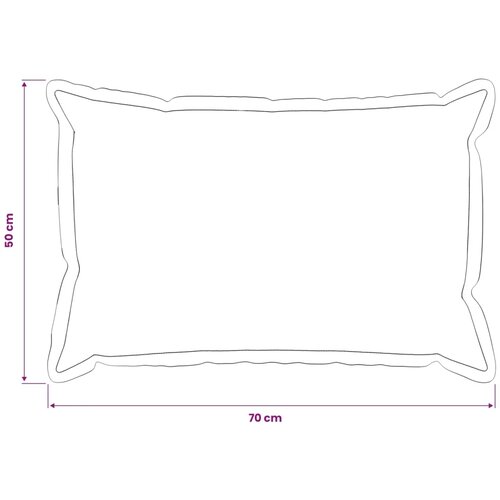  Presvlaka za jastuk 6 pcs HOUTEN Bijela 50 x 70 cm Umjetni lan - Bijela 50 x 70 cm 6 Slike