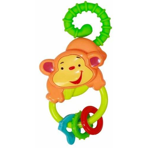 Lorelli Baby Care igračka zvečka majmunče Slike