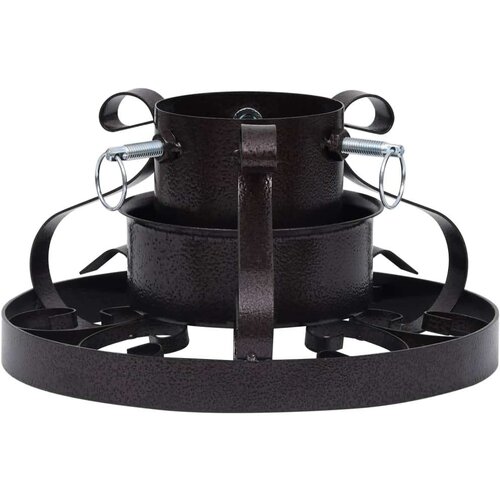 VidaXL stalak za božićno drvce antikni bakreni 29 x 29 x 15,5 cm Slike