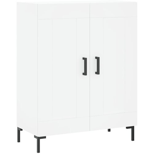  Visoka komoda bijela 69,5x34x180 cm konstruirano drvo Slike