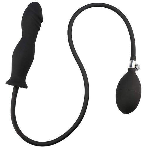 Erospace Inflatable Anal Plug Wild Play C6 Black Cene