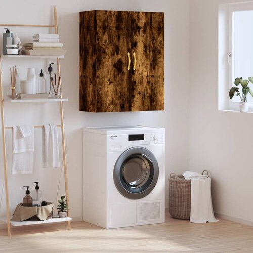 The Living Store Stenska omarica dimljen hrast 69,5x34x90 cm - Stenska Omarica, (21436002) Cene