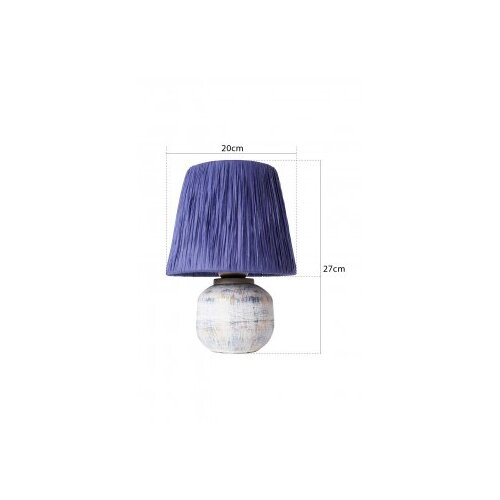 Opviq YL538 Stona lampa, plavo-bijela Slike