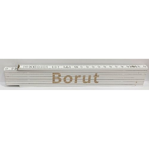 HEKA Zložljiv meter Heka (napis: Borut, bele barve, 2 m) Cene