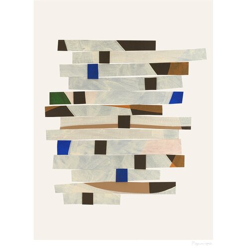 The Poster Club Plakat 50x70 cm Cut up Stripes – Cene