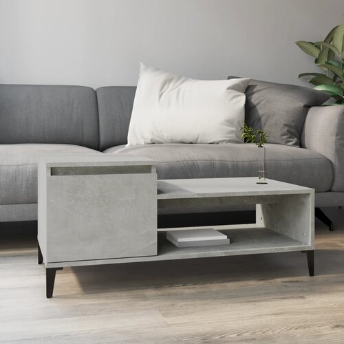  Stolić za kavu boja betona 100x50x45 cm od konstruiranog drva Cijene