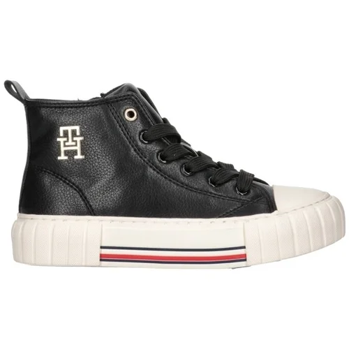 Tommy Hilfiger Modne superge HIGH TOP LACE-UP Črna