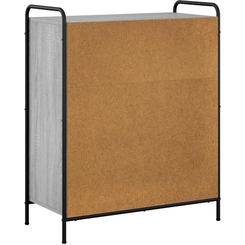  Ormar za cipele 76 x 36 5 x 93 cm Konstruirano drvo Siva Sonoma - Siva Sonoma 76 x 36 5 x 93 cm 4 etaže s vratima Slike