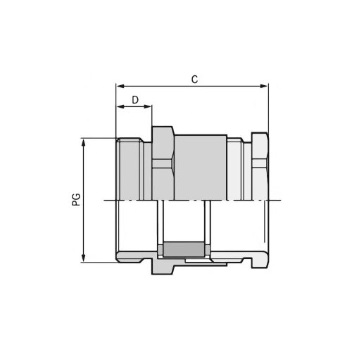  Kabelska uvodnica PG21 mesing prirodne boje LappKabel SKINDICHT SVF PG 21 25 kom. Cijene
