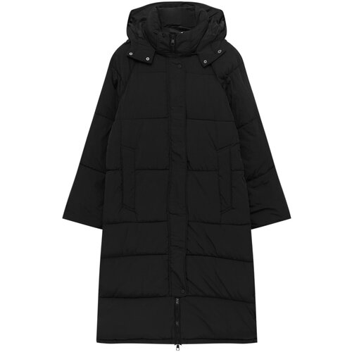 Pull&amp;amp;Bear Zimski pla&amp;scaron;č črna Slike