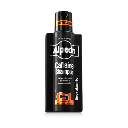 Alpecin Coffein Shampoo C1 Black Edition 375 ml &amp;scaron;ampon ispadanje kose za mu&amp;scaron;karce Slike