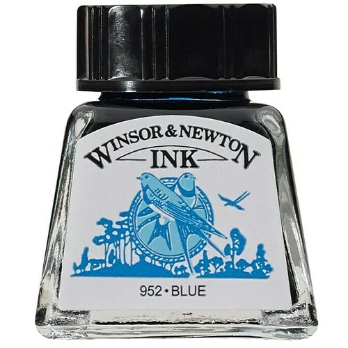 WINSOR & NEWTON Tinta za crtanje (Plave boje, 14 ml, Boca)