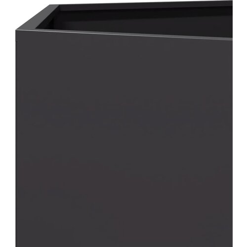  Vrtna sadilica crna &amp;scaron;esterokutna 138 x 120 x 45 cm čelična Slike