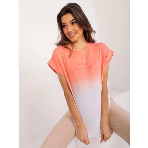 Trendy. ING T-shirt-NM-TS-NG23070.76-coral