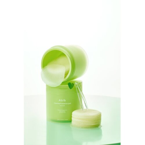Abib Heartleaf Clear Touch Essence Pad pomirjajoče blazinice z vlažilnim učinkom 250 ml Slike