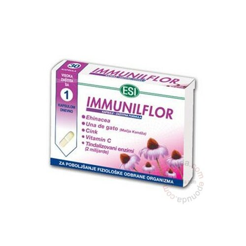 Esi Immunilflor - Zaštita protiv prehlada i gripa 30 kapsula, Italija Slike