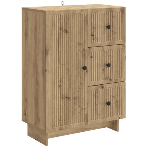 vidaXL Strani &scaron;al Artisan hrast 66 x 34,5 x 90 cm Inženirski les, (5000217795) Cene