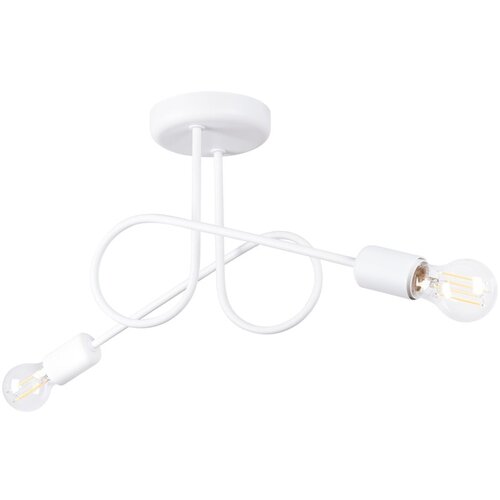 Nice Lamps Bijela stropna svjetiljka 18x57 cm Opulent – Cijene