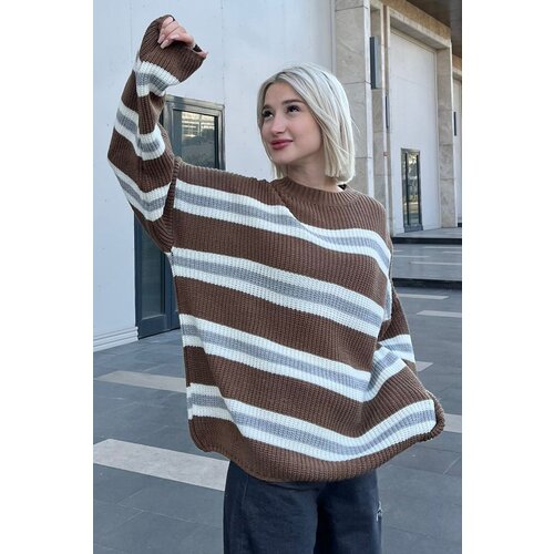 Madmext Sweater - Brown - Regular fit Cijene