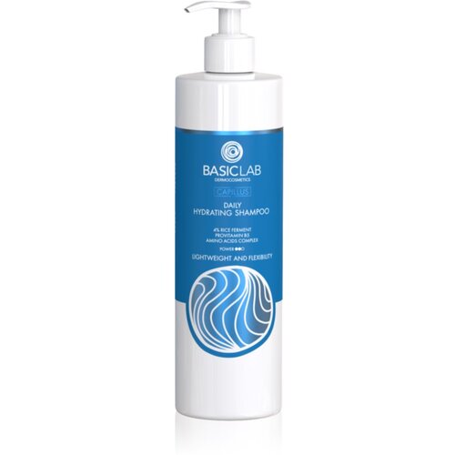 BasicLab Dermocosmetics Capillus &amp;scaron;ampon za vsakodnevno umivanje las z vlažilnim učinkom 300 ml Slike