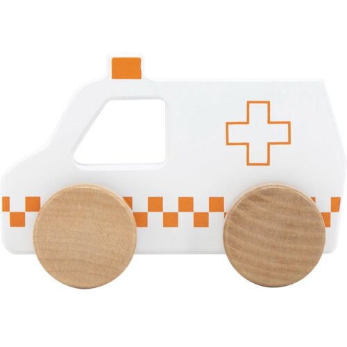 Tryco Wooden Ambulance Toy avtomobilček iz lesa 12m+ 1 kos Slike